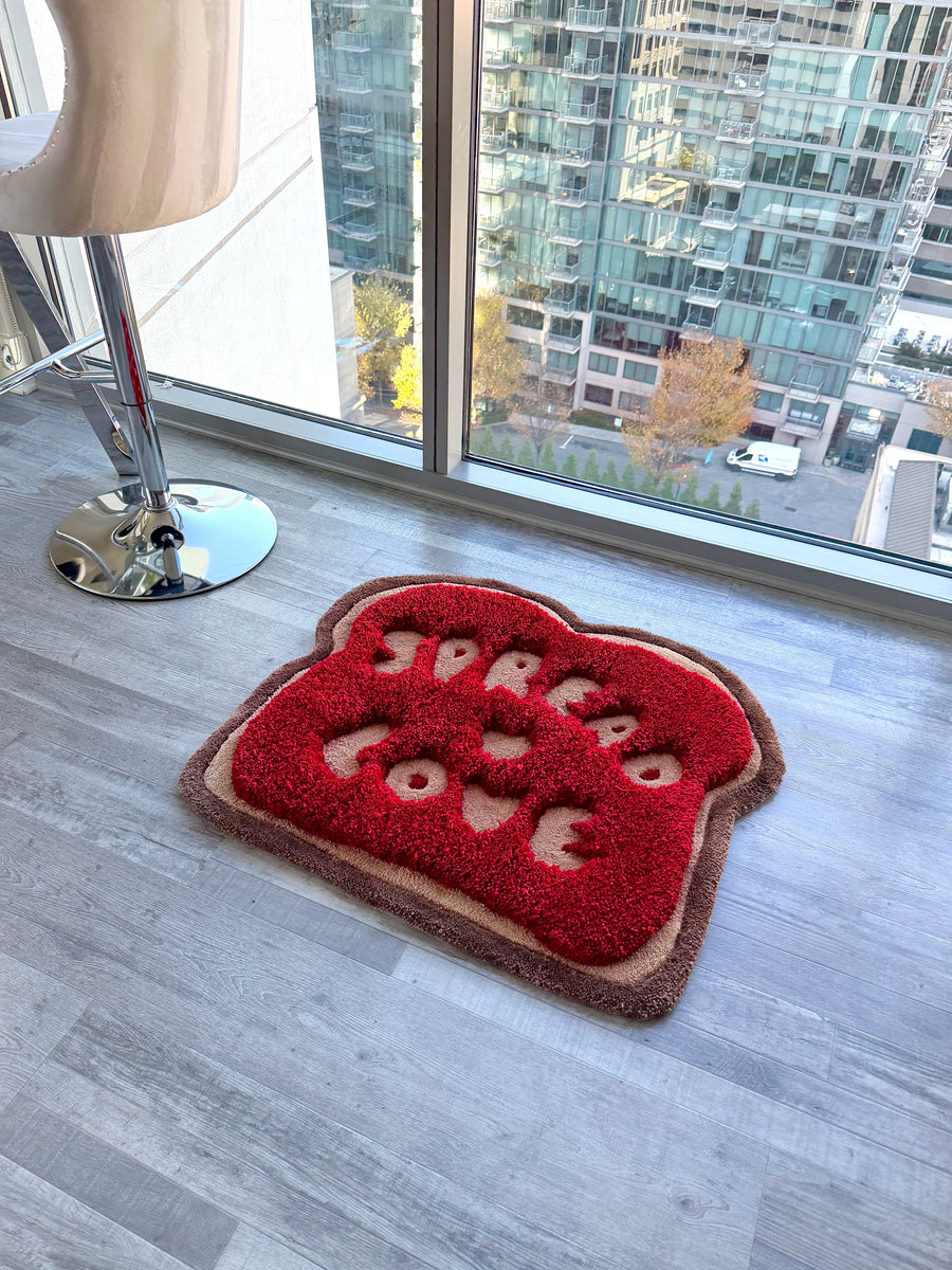 Spread Love Rug – Jelly Toast