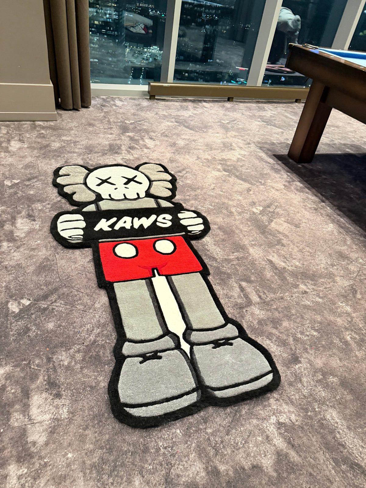 Kaws Sign Rug – Iconic Character