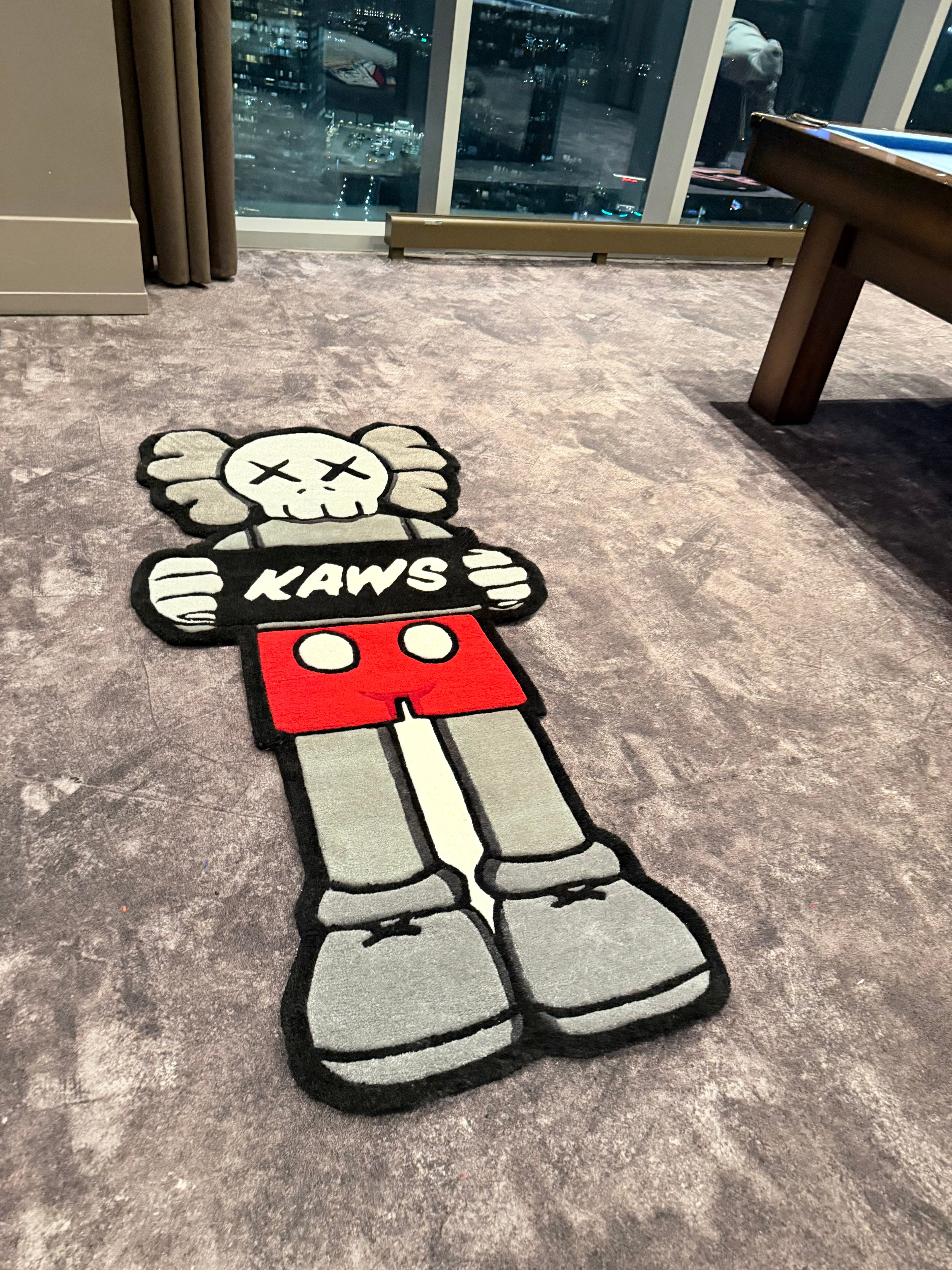 Kaws Sign Rug – Iconic Character