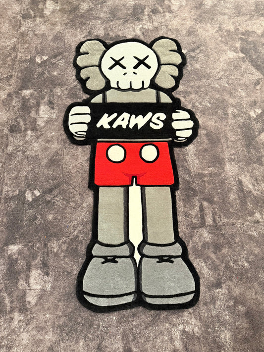 Kaws Sign Rug – Iconic Character